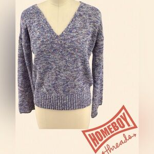 J. Crew Multicolor V-Neck Sweater